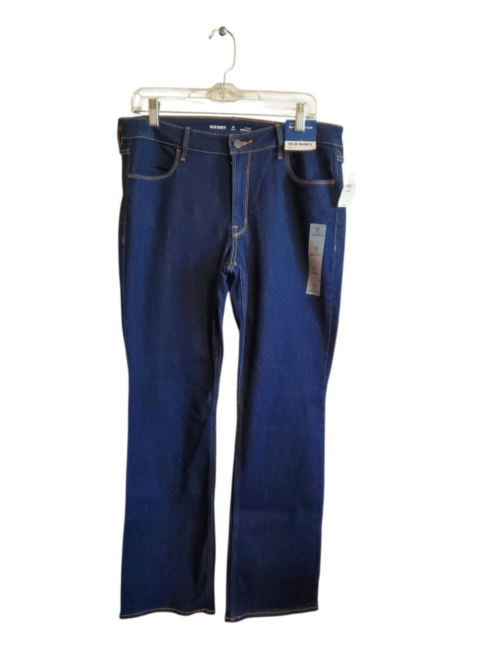 Old Navy Mid Rise Wow Boot Cut Dark 12 Short NWT